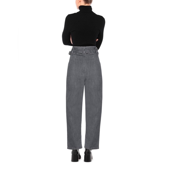 NWOT JUCCA - Gray Denim High Waist Jeans - Size 30 / U.S. 10 - Italian Designer - Picture 5 of 14